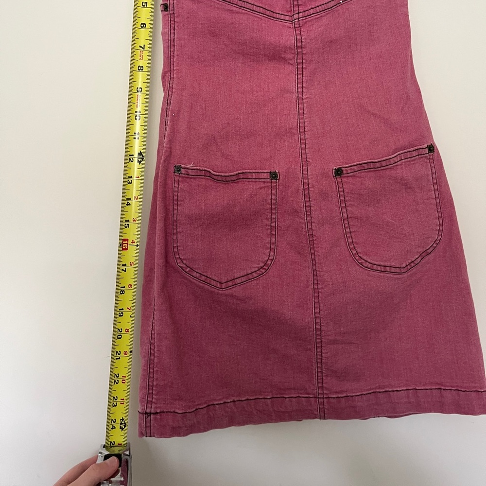 Vintage Reworked Denim Mini Dress - Picture 6 of 9
